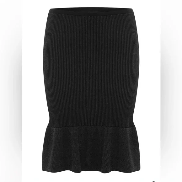 With Jean Larissa Black Midi Skirt - Picture 4 of 8